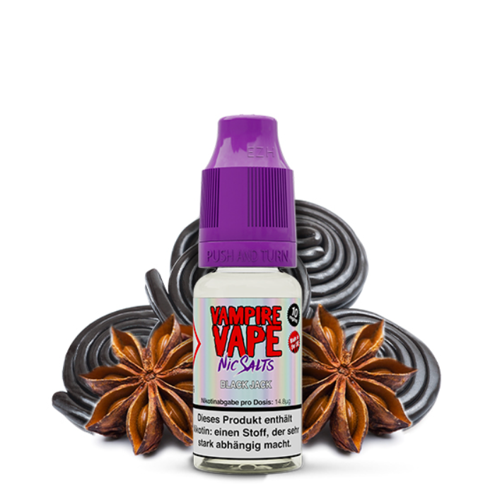 Vampire Vape - Black Jack - Nikotinsalz Liquid