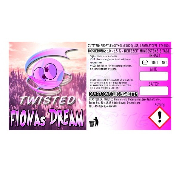 Twisted - Fionas Dream Aroma - 10ml