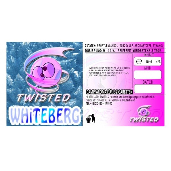 Twisted - Whiteberg Aroma - 10ml