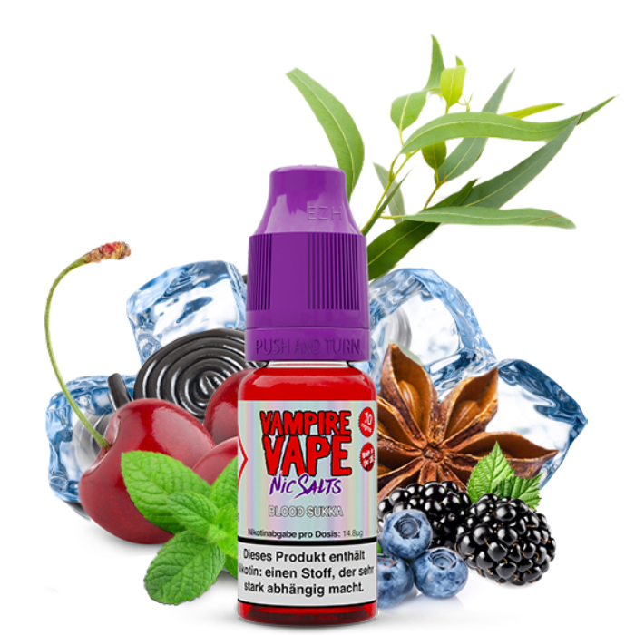 Vampire Vape - Blood Sukka - Nikotinsalz Liquid