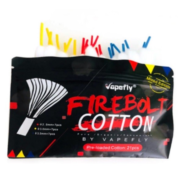 Vapefly Firebolt Mixed Cotton Strands Wattesticks