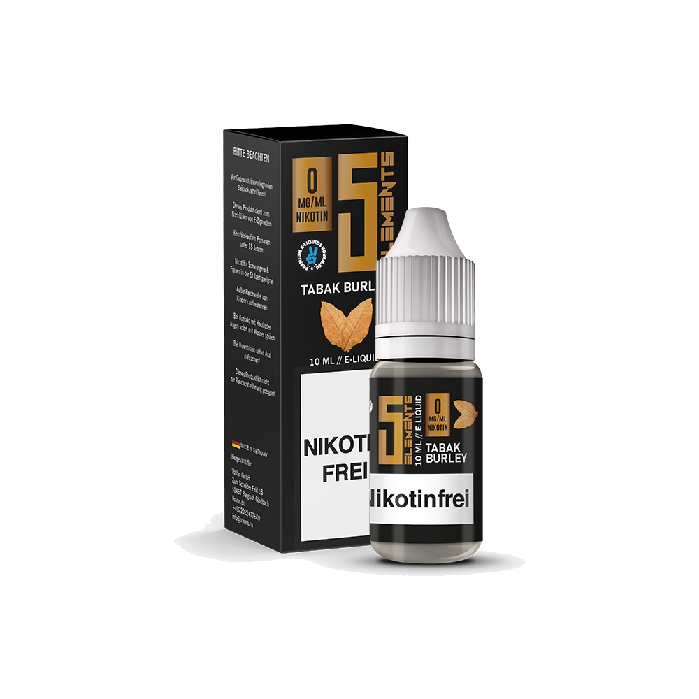 5Elements Tabak Burley E-Zigaretten Liquid