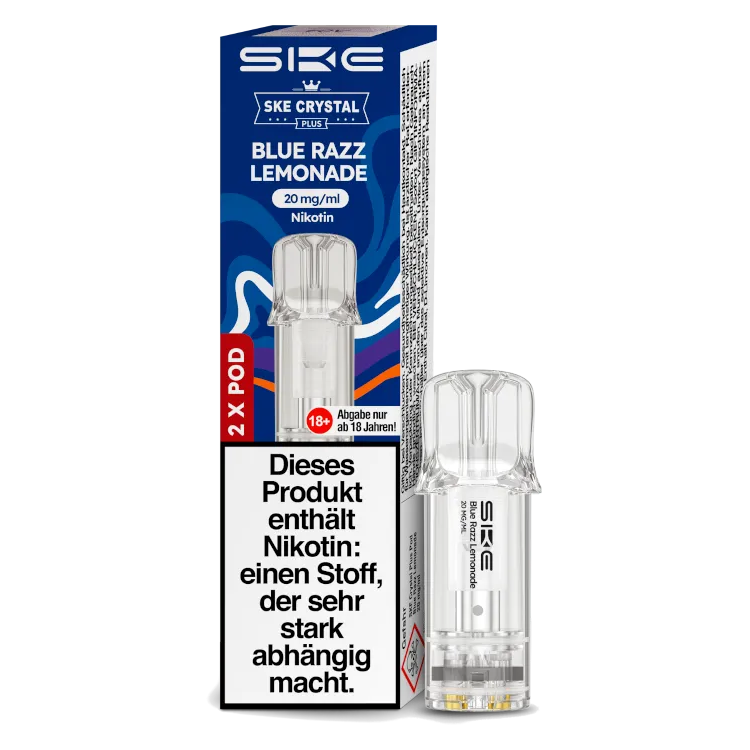 SKE - Crystal Plus Pod Blue Razz Lemonade 20mg/ml (2 Stück pro Packung)