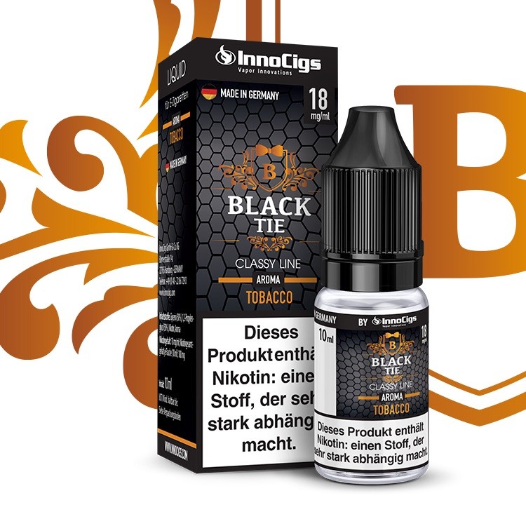 Black Tie Tabak Aroma - Liquid für E-Zigaretten 0 mg/ml