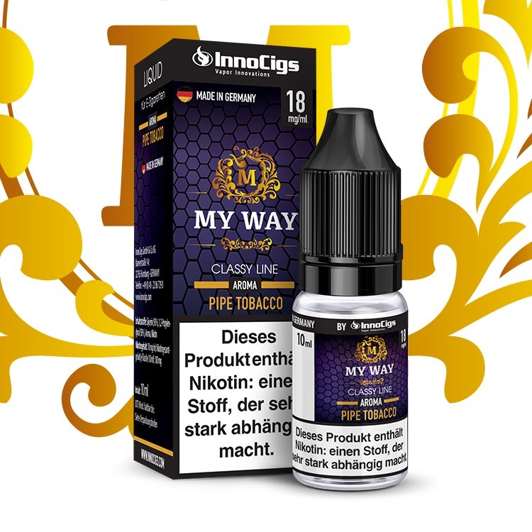 MyWay Pfeifentabak Aroma - Liquid für E-Zigaretten 0 mg/ml