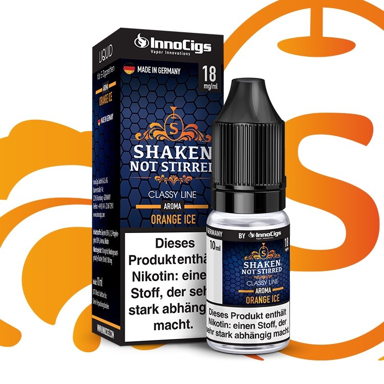 Shaken, not stirred Orangen Aroma - Liquid für E-Zigaretten 0 mg/ml