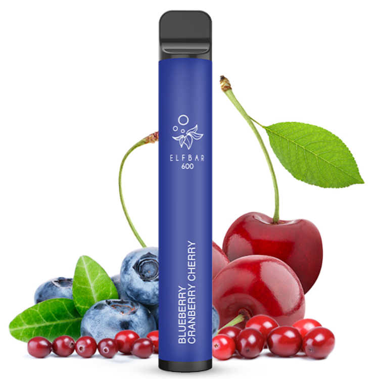 Elfbar - 600 Einweg E-Zigarette - Blueberry Cranberry Cherry 20 mg/ml