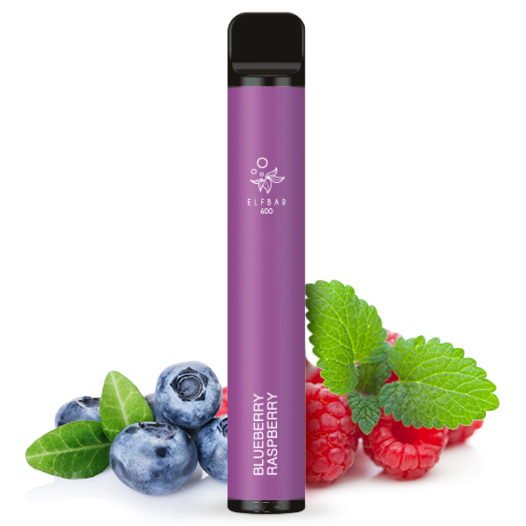 Elfbar - 600 Einweg E-Zigarette - Blueberry Raspberry 20 mg/ml