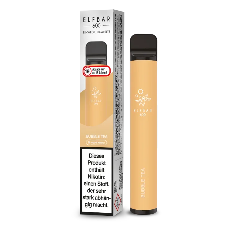 Elfbar - 600 Einweg E-Zigarette - Bubble Tea 20 mg/ml