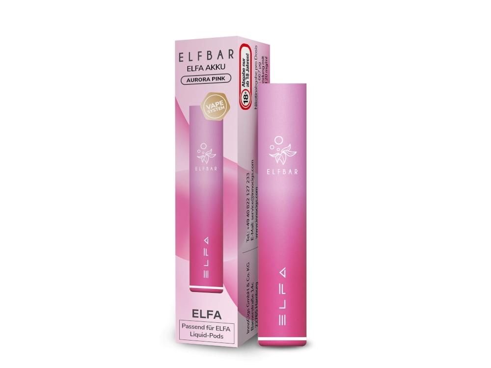 Elf Bar - Elfa Akku 500 mAh aurora-pink