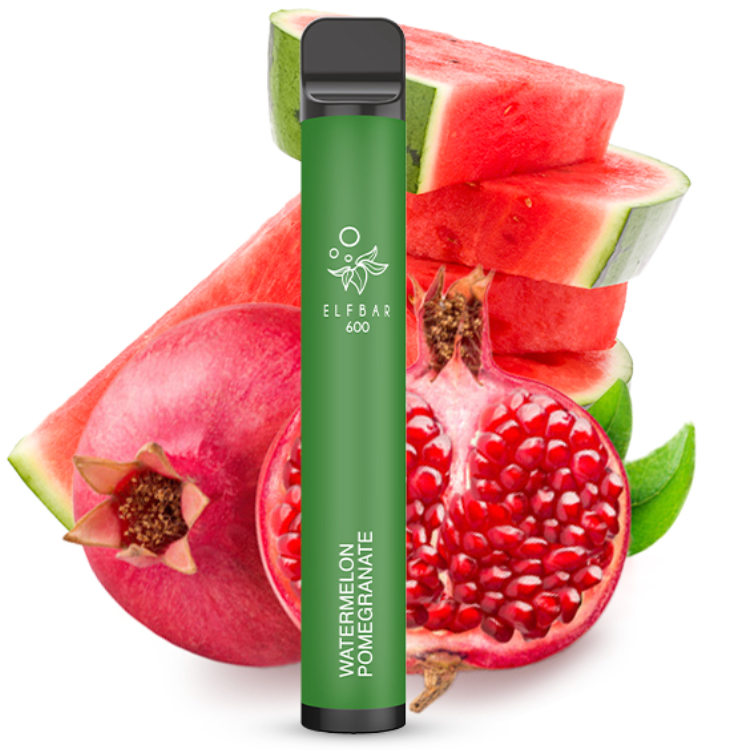 Elfbar - 600 Einweg E-Zigarette - Watermelon Pomegranate 20 mg/ml