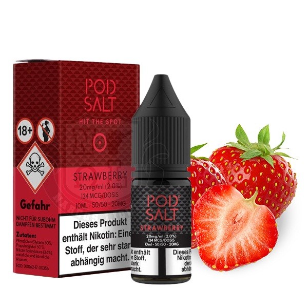 POD SALT Strawberry Nikotinsalz Liquid