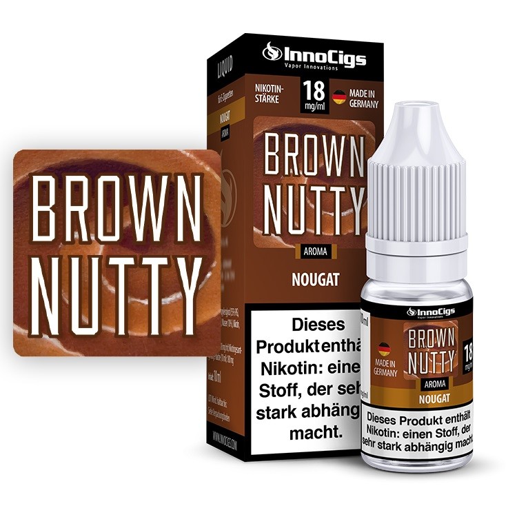 Brown Nutty Nougat Aroma - Liquid für E-Zigaretten 0 mg/ml