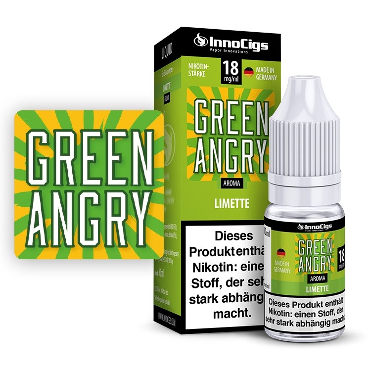 Green Angry Limetten Aroma - Liquid für E-Zigaretten 0 mg/ml