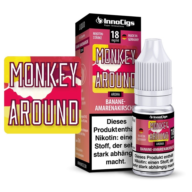 Monkey Around Bananen-Amarenakirsche Aroma - Liquid für E-Zigaretten 0 mg/ml