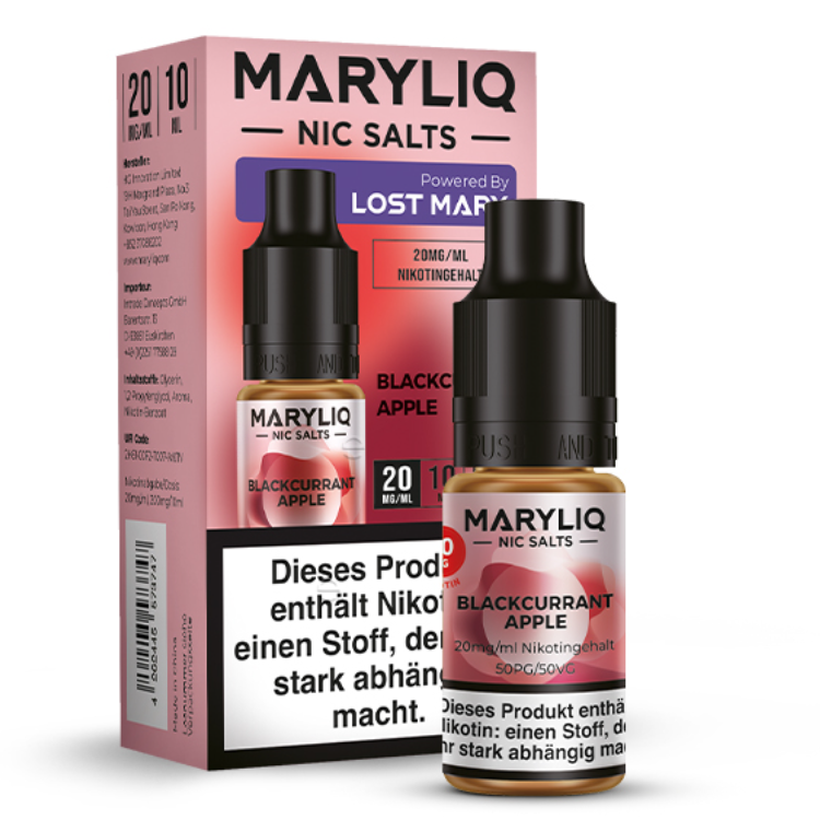 MARYLIQ - Blackcurrant Apple - Nikotinsalz Liquid 20 mg/ml