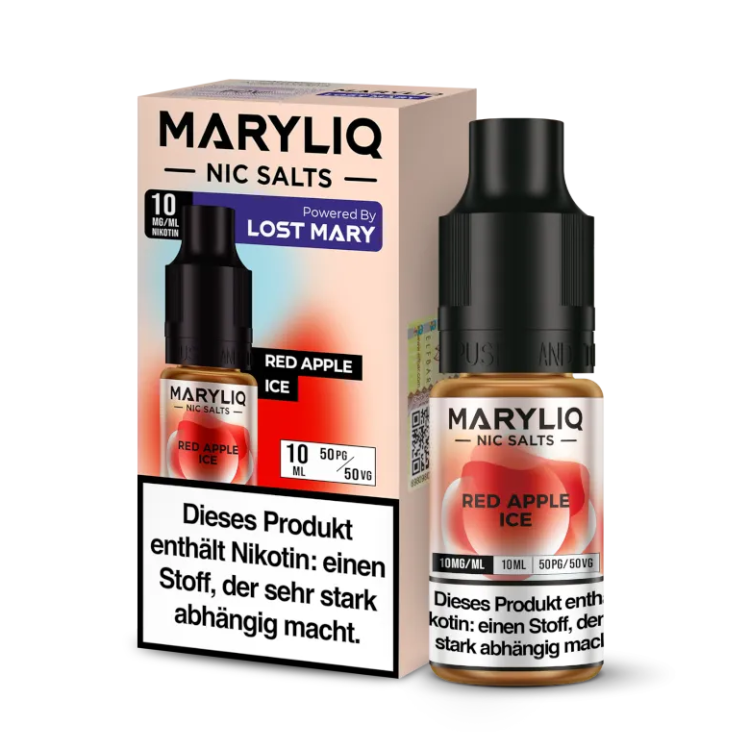 MARYLIQ - Red Apple Ice - Nikotinsalz Liquid 10 mg/ml