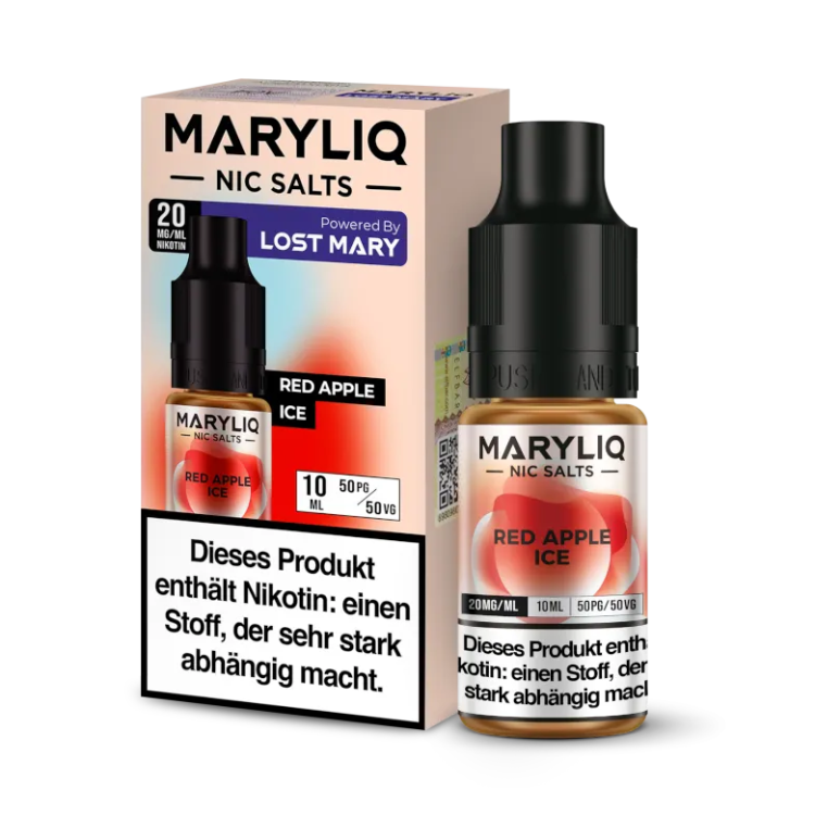 MARYLIQ - Red Apple Ice - Nikotinsalz Liquid 20 mg/ml