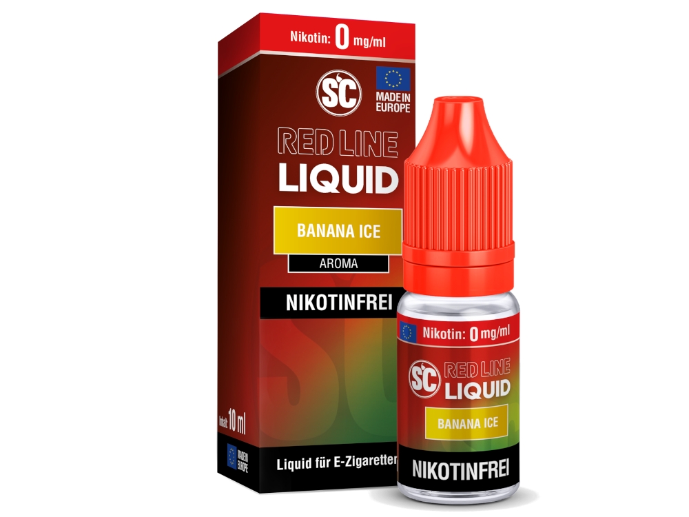 SC - Red Line - Banana Ice - Nikotinsalz Liquid 0 mg/ml