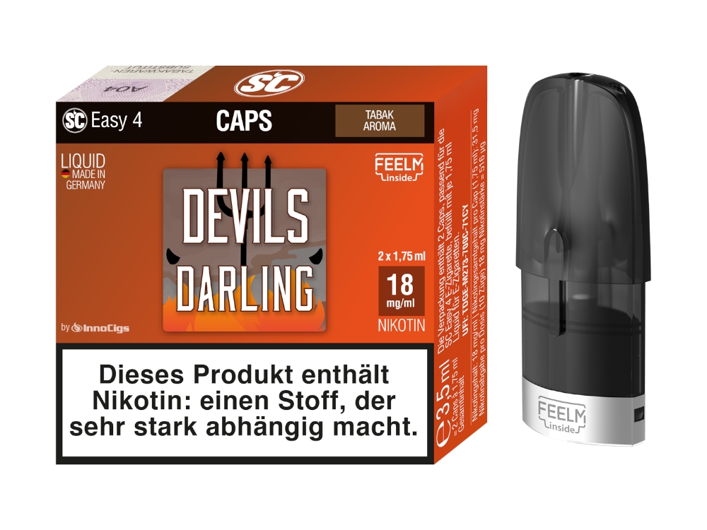 SC Easy 4 Caps Devils Darling Tabak (2 Stück pro Packung)