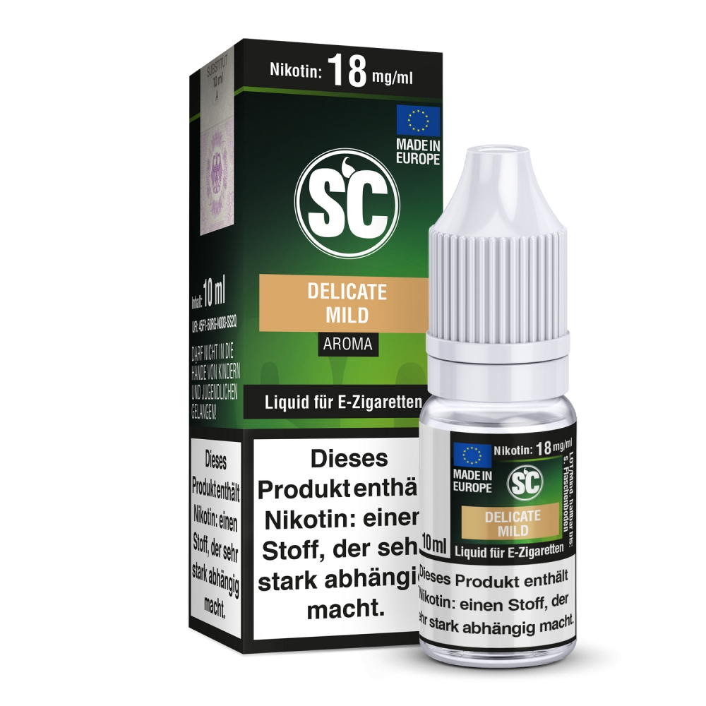 SC Liquid - Delicate Mild Tabak 6 mg/ml