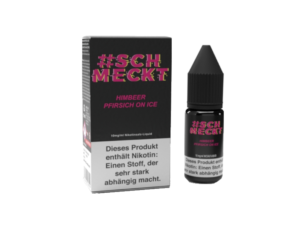 #Schmeckt - Himbeer Pfirsich on Ice - Nikotinsalz Liquid 10 mg/ml