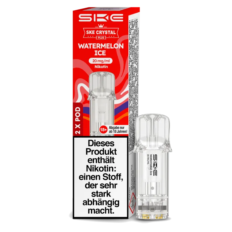 SKE - Crystal Plus Pod Watermelon Ice 20 mg/ml (2Stück pro Packung)
