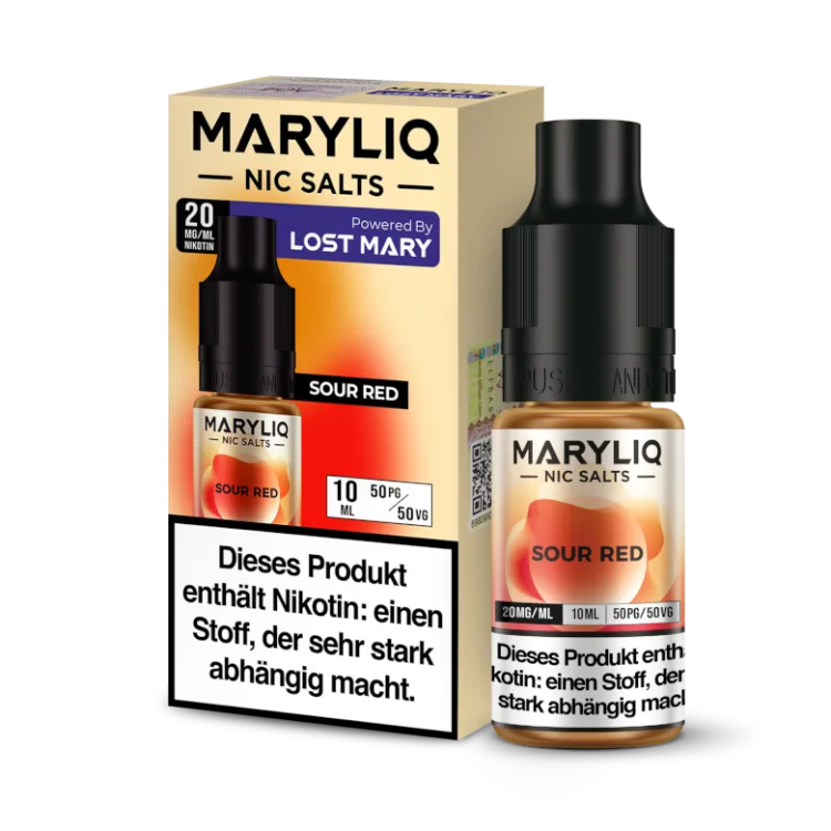 MARYLIQ - Sour Red - Nikotinsalz Liquid 20 mg/ml