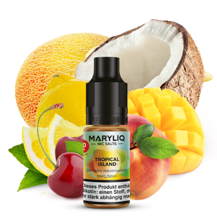 MARYLIQ - Tropical Island - Nikotinsalz Liquid