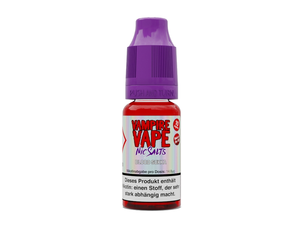 Vampire Vape - Blood Sukka - Nikotinsalz Liquid 10 mg/ml