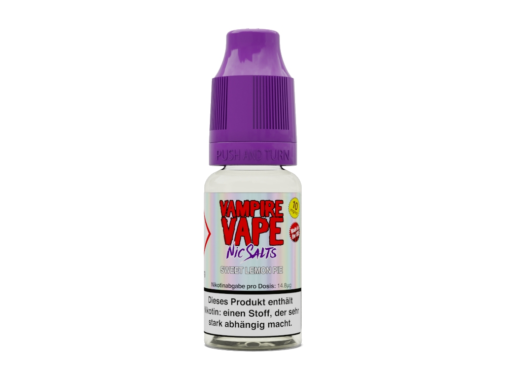 Vampire Vape - Sweet Lemon Pie - Nikotinsalz Liquid 20 mg/ml