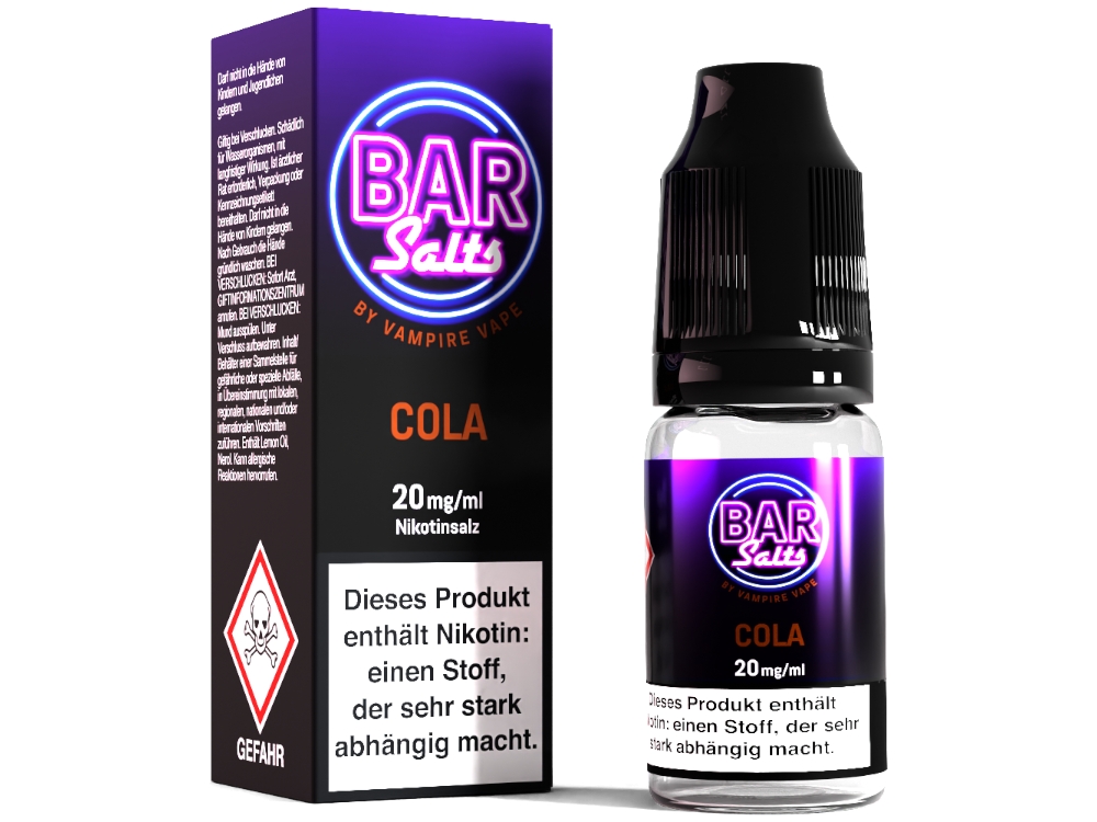 Vampire Vape - Bar Salts - Cola - Nikotinsalz Liquid 20 mg/ml