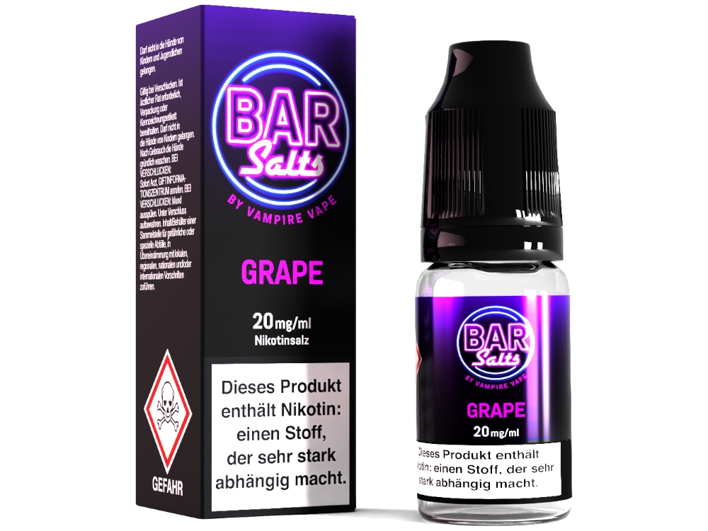 Vampire Vape - Bar Salts - Grape - Nikotinsalz Liquid 20 mg/ml