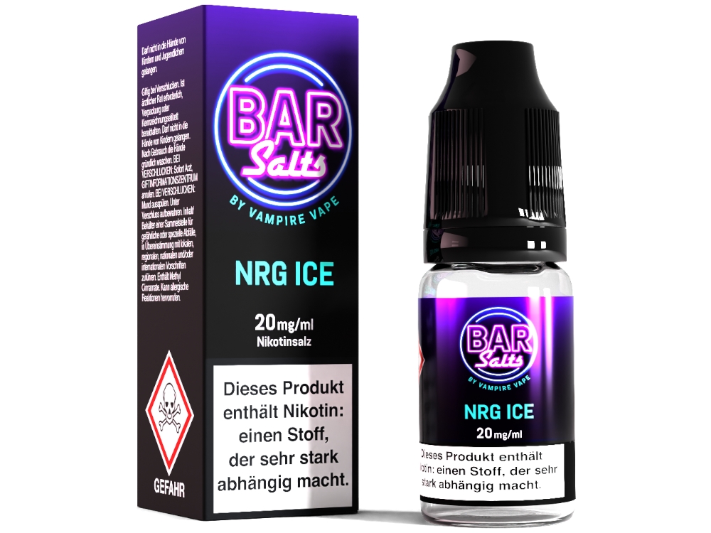 Vampire Vape - Bar Salts - NRG Ice - Nikotinsalz Liquid 20 mg/ml