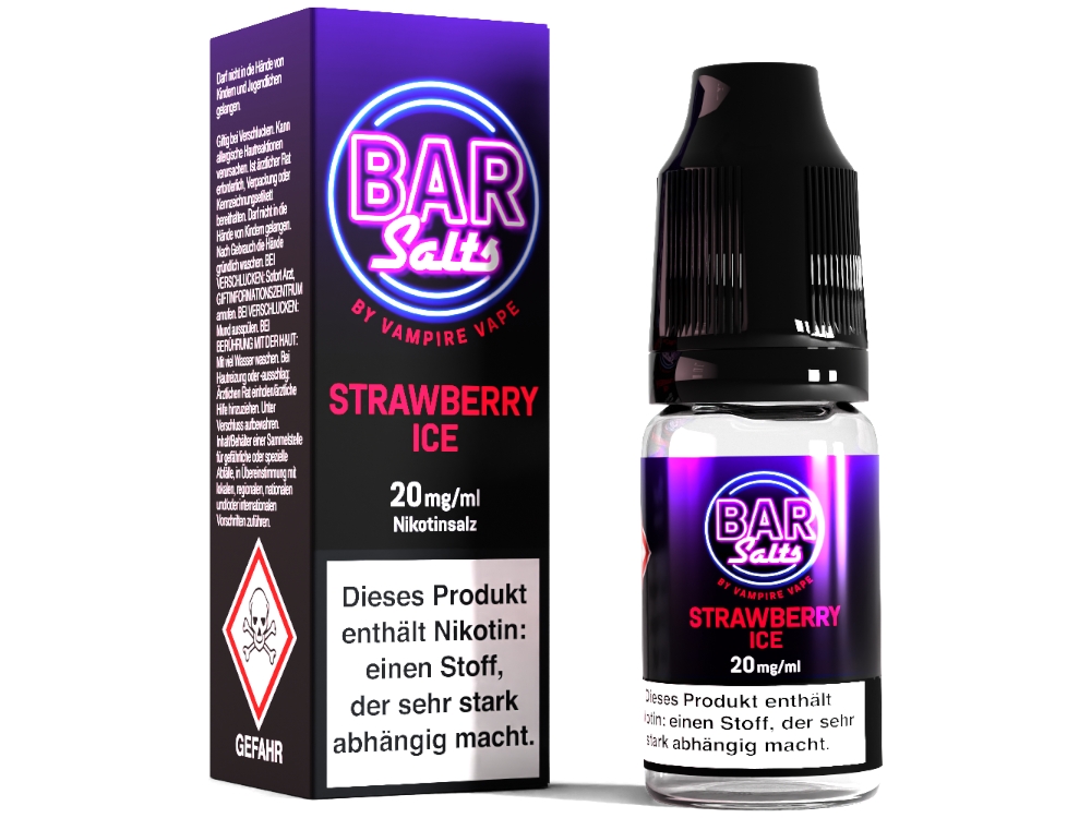 Vampire Vape - Bar Salts - Strawberry Ice - Nikotinsalz Liquid 20 mg/ml
