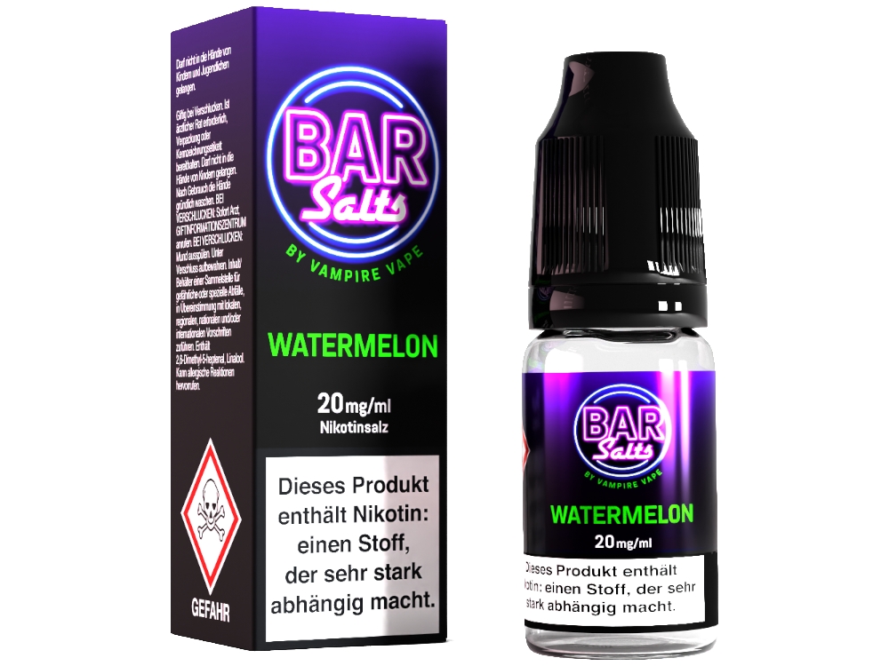 Vampire Vape - Bar Salts - Watermelon - Nikotinsalz Liquid 20 mg/ml