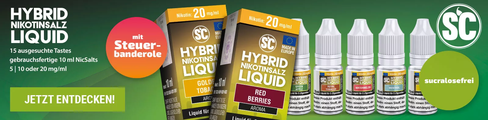 SC - Hybrid Nikotinsalz Liquid