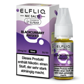 ELFLIQ - Blackcurrant Aniseed - Nikotinsalz Liquid 10 ml