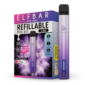 Elfbar - Elfa Turbo E-Zigaretten Set aurora-lila