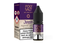 Pod Salt Fusion - Blueberry Jam Tart - Nikotinsalz Liquid 11 mg/ml