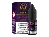 Pod Salt Origin - Liquor Tobacco - Nikotinsalz Liquid 20 mg/ml