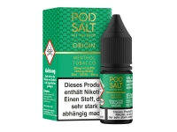 Pod Salt Origin - Menthol Tobacco - Nikotinsalz Liquid 11 mg/ml