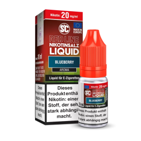 SC - Red Line - Blueberry  - Nikotinsalz Liquid 0 mg/ml